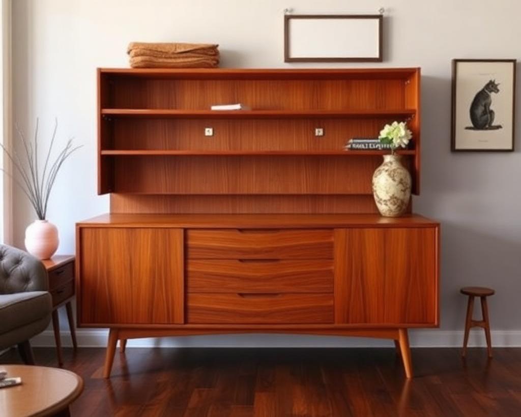 Mid-century teak sideboard credenza